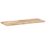 vidaXL Plávajúce police 2 ks 100x30x2 cm neošetrené masívne drevo akácia – Obrázok 3