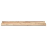 vidaXL Plávajúce police 2 ks 100x30x2 cm neošetrené masívne drevo akácia – Obrázok 4