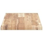 vidaXL Plávajúce police 2 ks 100x30x2 cm neošetrené masívne drevo akácia – Obrázok 5
