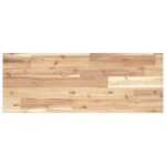 vidaXL Plávajúce police 2 ks 100x30x2 cm neošetrené masívne drevo akácia – Obrázok 7