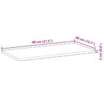 vidaXL Plávajúce police 4 ks 80x40x2 cm neošetrené masívne drevo akácia – Obrázok 9