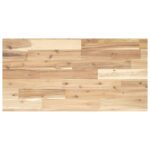 vidaXL Plávajúce police 2 ks 100x40x2 cm neošetrené masívne drevo akácia – Obrázok 7