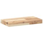 vidaXL Plávajúca polica 40x20x4 cm neošetrené masívne drevo akácia – Obrázok 6
