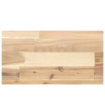 vidaXL Plávajúca polica 60x20x4 cm neošetrené masívne drevo akácia – Obrázok 2