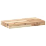 vidaXL Plávajúca polica 60x20x4 cm neošetrené masívne drevo akácia – Obrázok 3