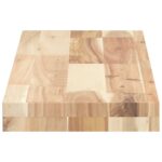 vidaXL Plávajúce police 3 ks 100x20x4 cm neošetrené masívne drevo akácia – Obrázok 5