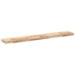 vidaXL Plávajúce police 3 ks 140x20x4 cm neošetrené masívne drevo akácia – Obrázok 6