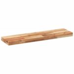 vidaXL Plávajúce police 3 ks 100x20x4 cm olejom sfarbené masívne drevo akácia – Obrázok 6