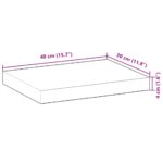 vidaXL Plávajúce police 3 ks 40x30x4 cm olejom sfarbené masívne drevo akácia – Obrázok 9