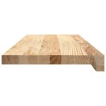 vidaXL Schodové nášľapy 4 ks neošetrené 70x25x2 cm masívne dubové drevo – Obrázok 6