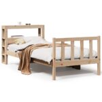 vidaXL Posteľ bez matraca 90x190 cm masívna borovica – Obrázok 2
