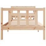 vidaXL Posteľ bez matraca 90x190 cm masívna borovica – Obrázok 4