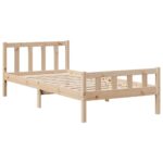 vidaXL Posteľ bez matraca 90x190 cm masívna borovica – Obrázok 7