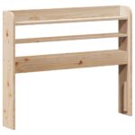 vidaXL Rám postele s čelom 90x190 cm masívne drevo – Obrázok 6