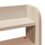 vidaXL Posteľný rám s čelom 200x200 cm masívna borovica – Obrázok 10