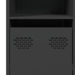 vidaXL Komoda čierna 135x39x73,5 cm oceľ valcovaná za studena – Obrázok 10