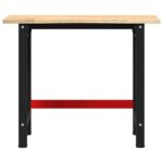 vidaXL Pracovný stôl 100x60x81,5 cm masívne drevo dub – Obrázok 4