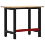 vidaXL Pracovný stôl 100x60x81,5 cm masívne drevo dub – Obrázok 7