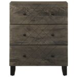 vidaXL Príborníky 2 ks čierne 60x33x75 cm masívne drevo mango – Obrázok 4