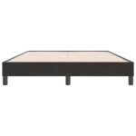 vidaXL Posteľ s boxspringom bez matraca, čierna 160x220 cm, zamat – Obrázok 5