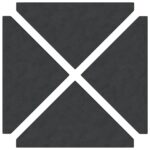 vidaXL 5-dielna sada záhradných slnečníkov, žula a oceľ – Obrázok 6