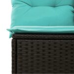vidaXL 8-dielna záhradná sedacia súprava s podložkami polyratan čierna – Obrázok 11