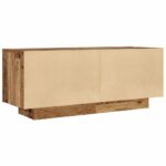 vidaXL Nočný stolík, staré drevo, 100x35x40 cm, umelé drevo – Obrázok 6