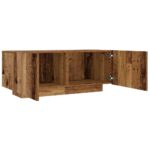 vidaXL Nočný stolík, staré drevo, 100x35x40 cm, umelé drevo – Obrázok 7