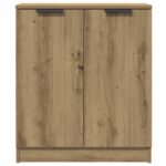 vidaXL Príborníky 3 ks, remeselnícky dub 60x30x70 cm, umelé drevo – Obrázok 6
