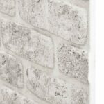 vidaXL Nástenné panely 10 pcs Svetlosivá 100 x 50 cm EPS pena – Obrázok 3