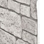 vidaXL Nástenné panely 10 pcs Sivá 100 x 50 cm EPS pena – Obrázok 3