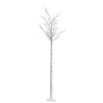 vidaXL Vianočný stromček/vŕba 220 LED 2,2 m, teplá biela, dovnútra/von – Obrázok 4