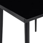 vidaXL 5-dielna záhradná jedálenská súprava čierna polyratan sklo – Obrázok 9