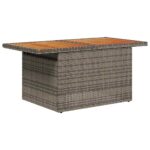 vidaXL Záhradný jedálenský set 6 pcs Šedá a námornícka modrá – Obrázok 7