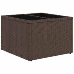 vidaXL Súprava záhradných pohoviek s úložiskom 6 pcs Hnedá polyratan – Obrázok 6