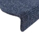 vidaXL Schodové rohože, samolepiace, 20 ks, 56x17x3 cm, modré, polkruhové – Obrázok 6