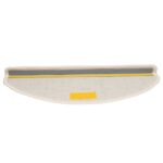 vidaXL Schodové rohože 30 ks 65x21x4 cm biele polkruhové veľké – Obrázok 4