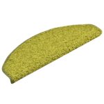vidaXL Schodové rohože 30 ks 65x21x4 cm zelené polkruhové veľké – Obrázok 2