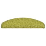 vidaXL Schodové rohože 30 ks 65x21x4 cm zelené polkruhové veľké – Obrázok 3