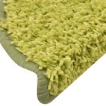 vidaXL Schodové rohože 30 ks 65x21x4 cm zelené polkruhové veľké – Obrázok 5
