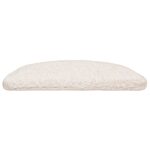 vidaXL Schodové rohože 20 ks 56x17x3 cm biele polkruhové – Obrázok 3