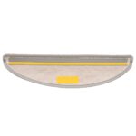 vidaXL Schodové rohože samolepiace sisalové 30 ks 56x17x3 cm platinové – Obrázok 4
