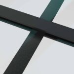 vidaXL Posuvné dvere so sadou kovania, čierne 102,5x205 cm, ESG sklo – Obrázok 8