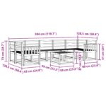 vidaXL Záhradná súprava gaučov 8 pcs Biela 59 x 59 x 37 cm – Obrázok 8