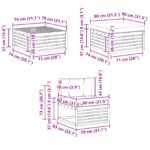 vidaXL Záhradná súprava gaučov 6 pcs Biela a antracitová – Obrázok 8