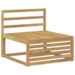 vidaXL Záhradná súprava gaučov 6 pcs Biela 410 x 172,5 x 73 cm – Obrázok 3