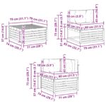 vidaXL Záhradná súprava gaučov 7 pcs Biela a béžová 79 x 79 x 37 cm – Obrázok 9