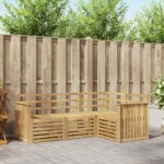 vidaXL Súpravy pohoviek 4 pcs Biela 187,5 x 128,5 x 73 cm