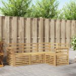 vidaXL Súpravy pohoviek 4 pcs Biela 190 x 130,5 x 73 cm