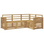 vidaXL Súpravy pohoviek 4 pcs Biela 191 x 132,5 x 73 cm – Obrázok 2